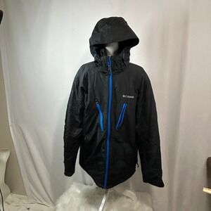 Columbia Mens Full Zip Hooded Insulated  Winter Active Outdoor‎ Black